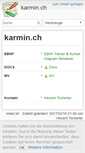 Mobile Screenshot of karmin.ch